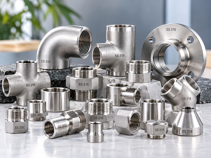 SS 316 Fittings - Rutvi Enterprises